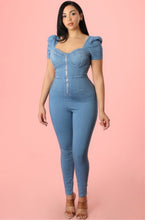 Load image into Gallery viewer, Paris Denim Jumpsuit
