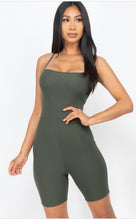 Load image into Gallery viewer, Don’t Cross Me Romper Olive
