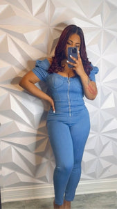 Paris Denim Jumpsuit