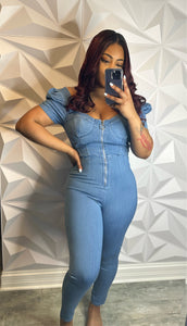 Paris Denim Jumpsuit